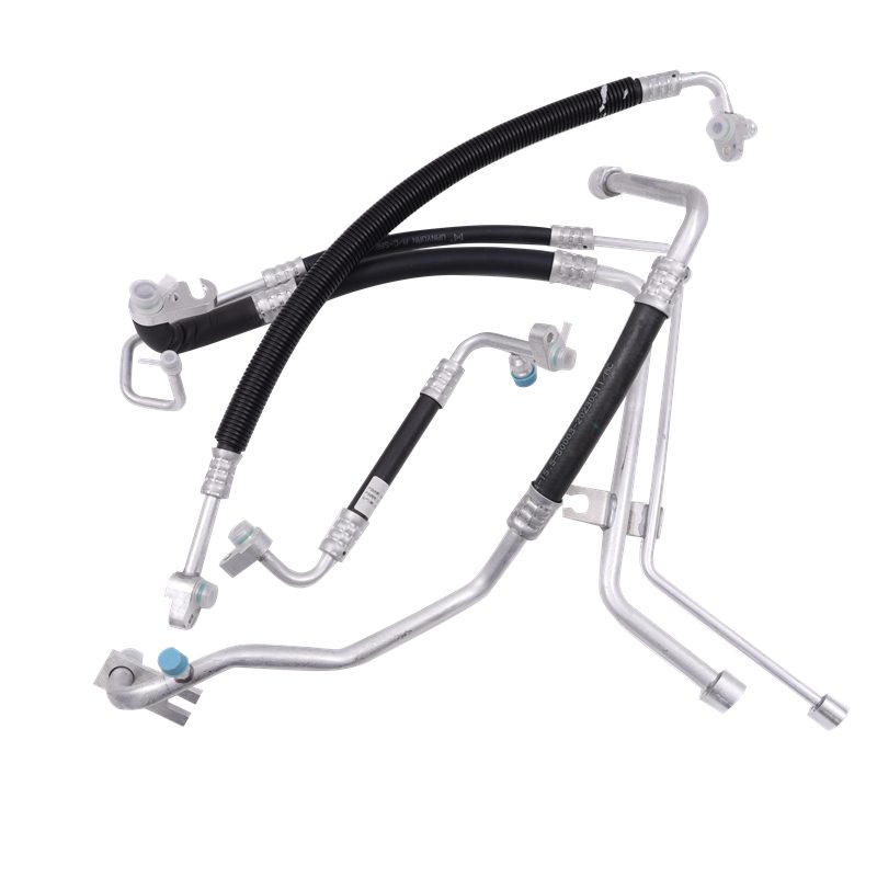 YUYANG Custom A/C Hose Assembly with Aluminum Fittings — Crimped & Leak-Tested R134a R1234YF Truck Air Conditioning Pipe image 2