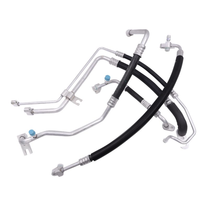 YUYANG Custom A/C Hose Assembly with Aluminum Fittings — Crimped & Leak-Tested R134a R1234YF Truck Air Conditioning Pipe image 3